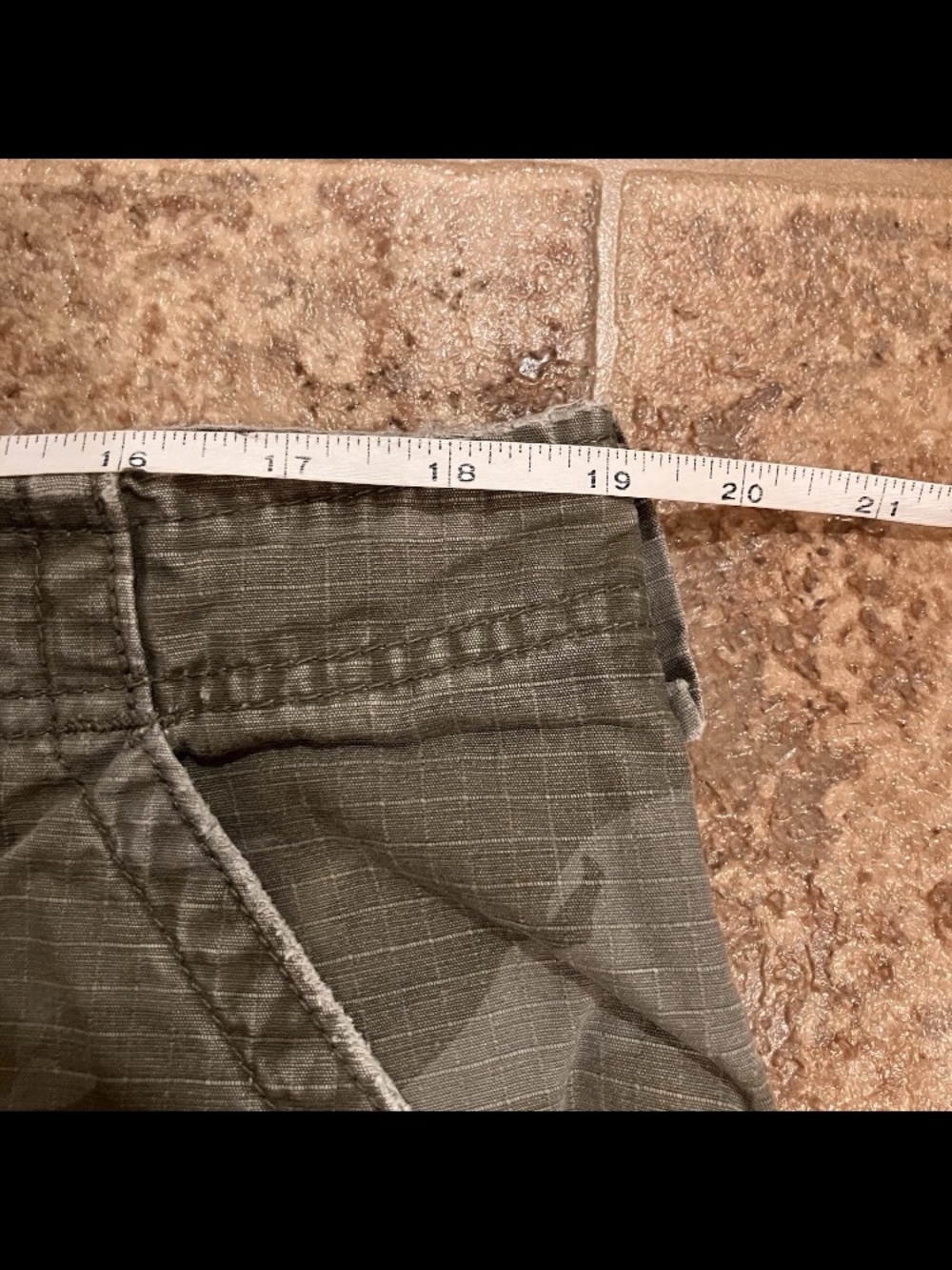 NOBO Cargo Shorts Men Camo 90s Y2K Baggy Army Streetwear 38 - Picture 10 of 15
